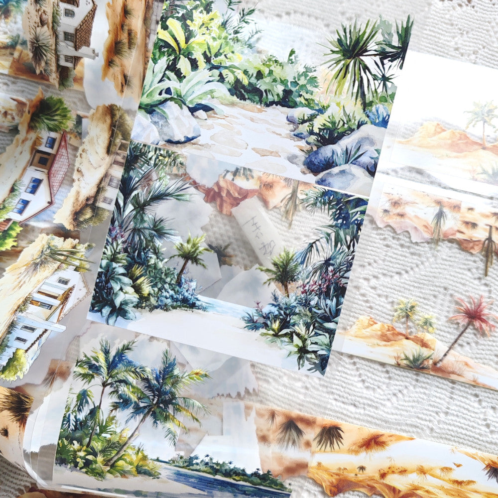 Homemade desert landscaping PET tape 4 Types image 1
