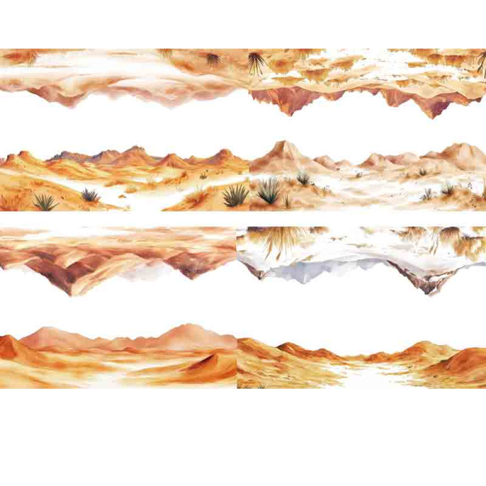 Homemade desert landscaping PET tape 4 Types