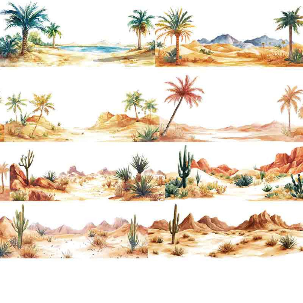 Homemade desert landscaping PET tape 4 Types