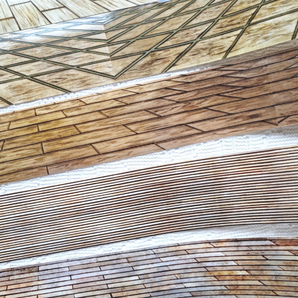 Wood floor PET tape 5 Styles 5 cm 100 cm image 2