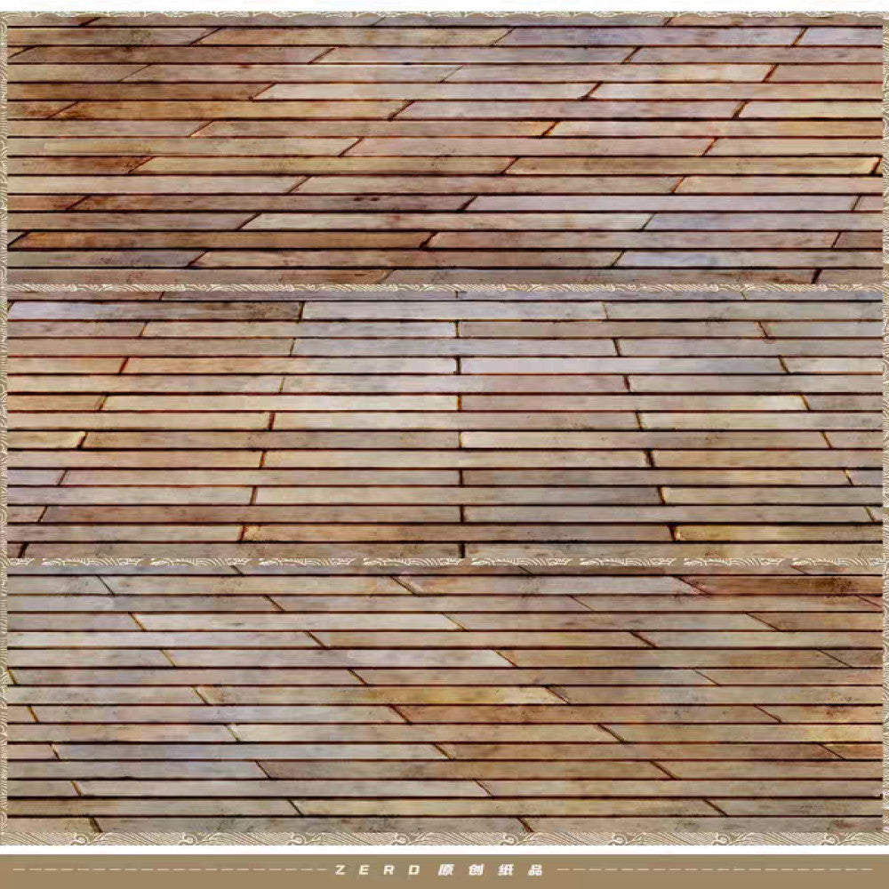 Wood floor PET tape 3 Styles 5 cm / 100 cm