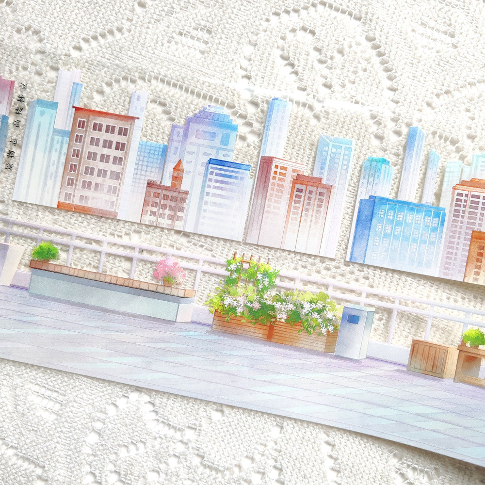 High rise buildings rooftop PET tape 2 Styles image 2