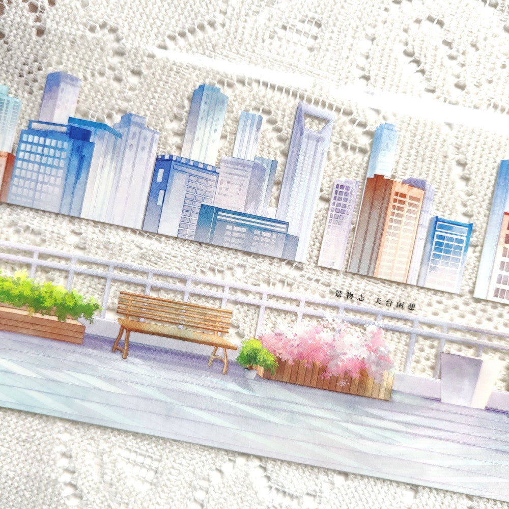 High rise buildings rooftop PET tape 2 Styles image 0