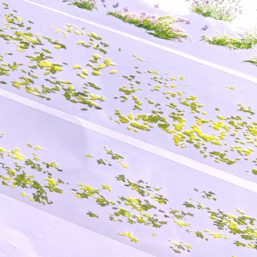 Fallen Leaves Grass Background PET Tape 2 Styles image 5