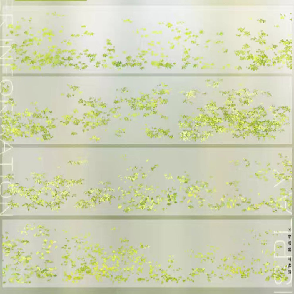 Fallen Leaves Grass Background PET Tape 2 Styles image 6