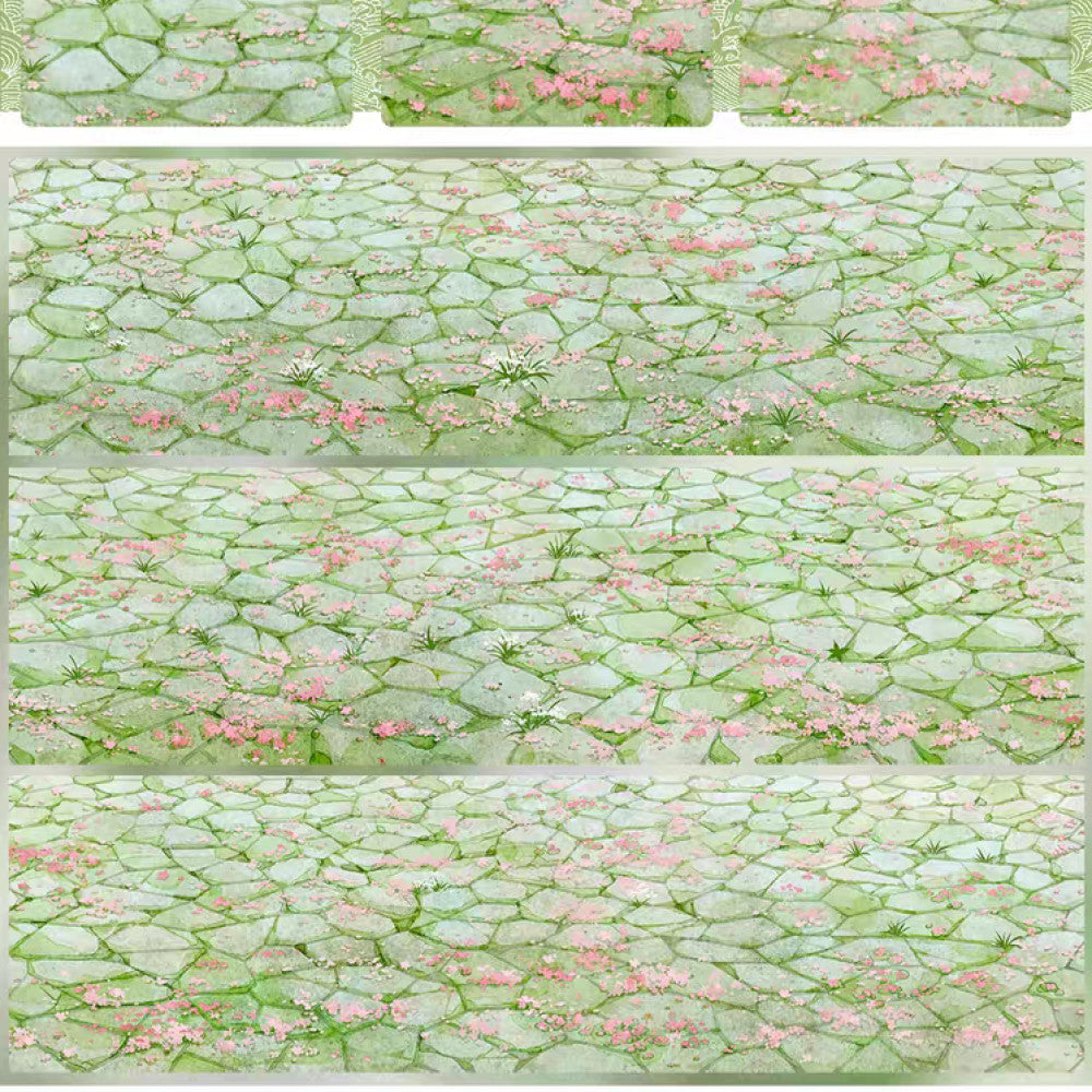 Green grass spring meadow PET tape 4 Styles image 2