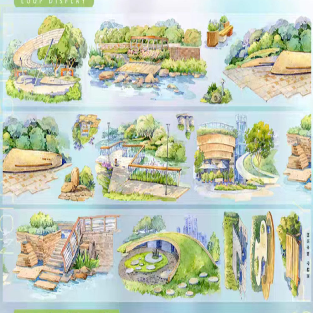 City landscaping handbook PET tape 4 Styles image 7