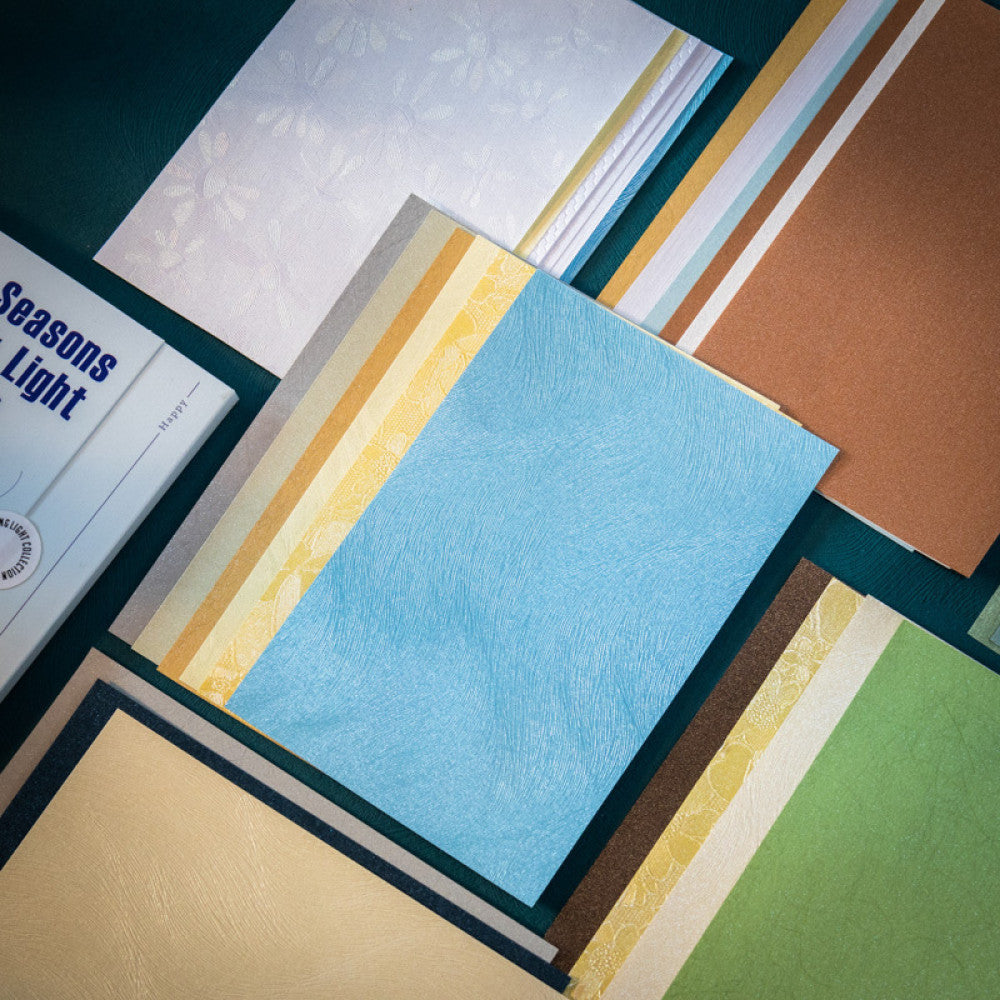 Four Seasons Streamer Collection Series Material Paper 4 Types 20 Pcs image 2