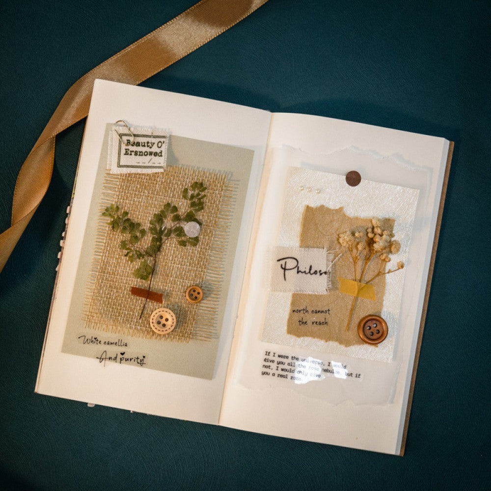 Four Seasons Streamer Collection Series Material Paper 4 Types 20 Pcs image 3