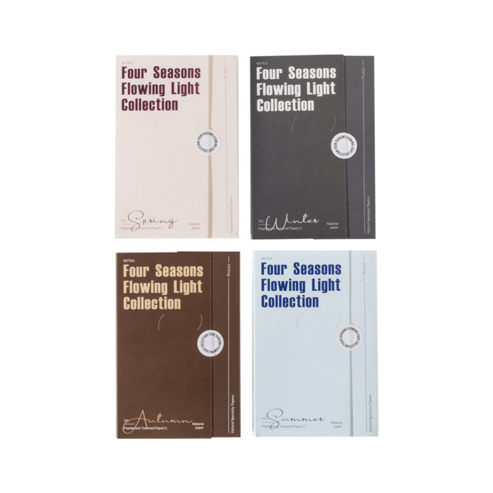 Four Seasons Streamer Collection Series Material Paper 4 Types 20 Pcs image 4