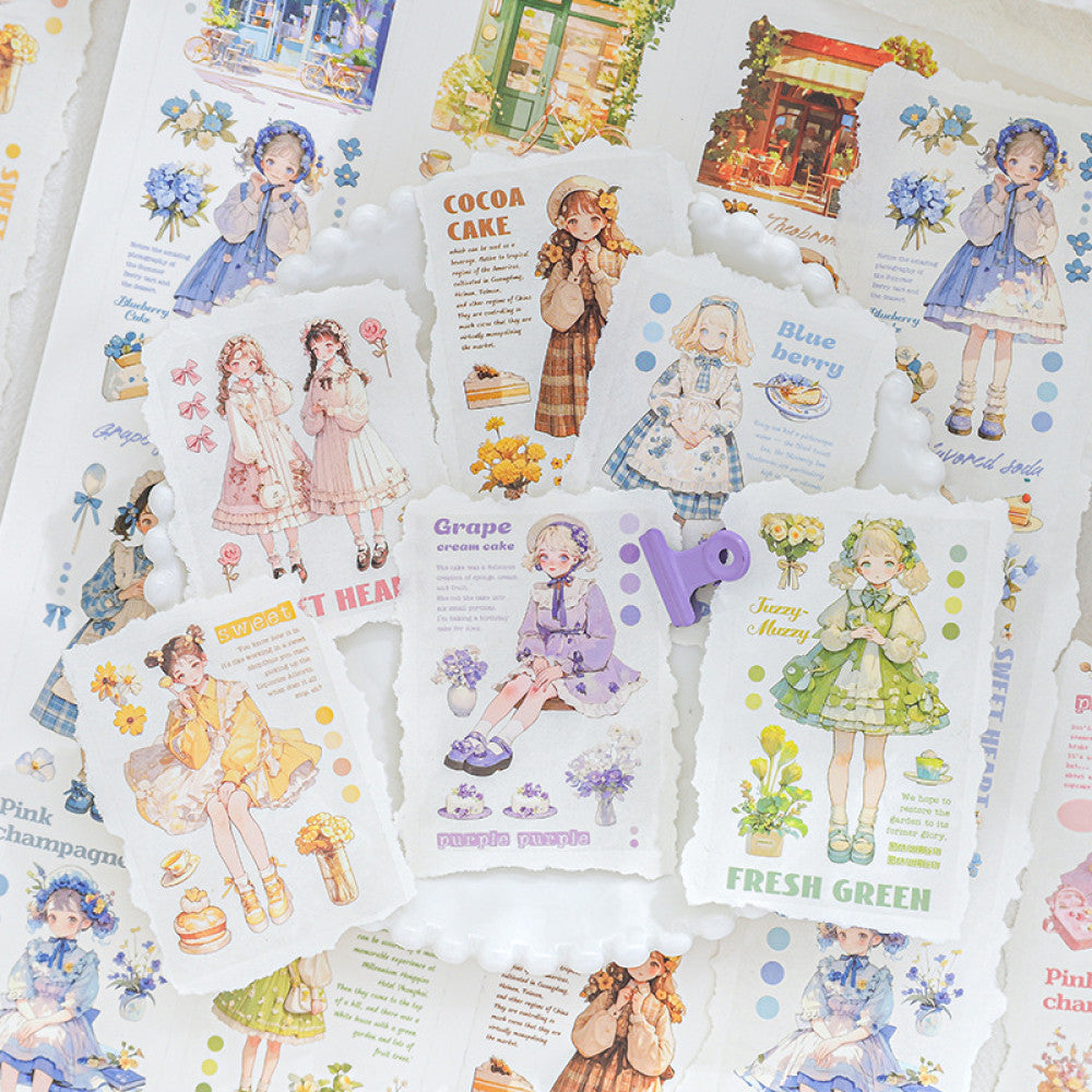 Summer dream series characters landscape PET tape 5 cm 2 m image 0