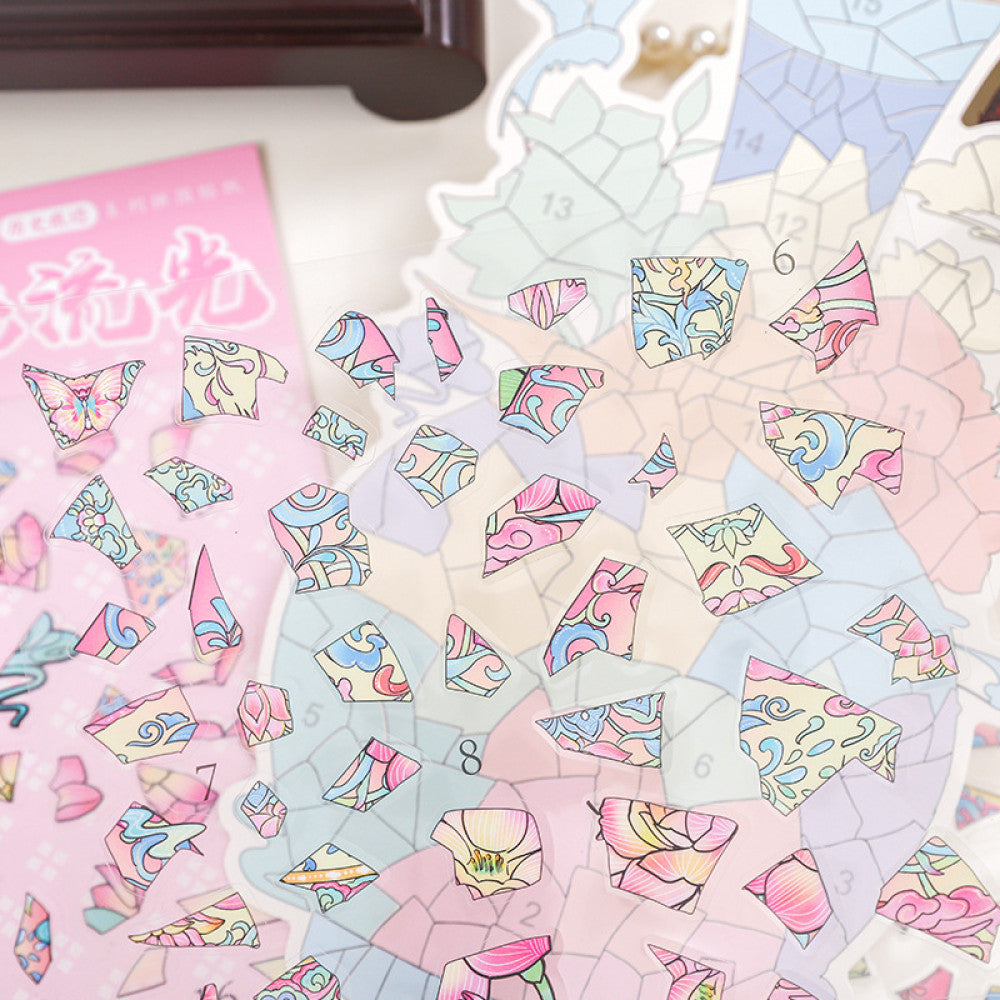 Historical traces series puzzle stickers large size image 3