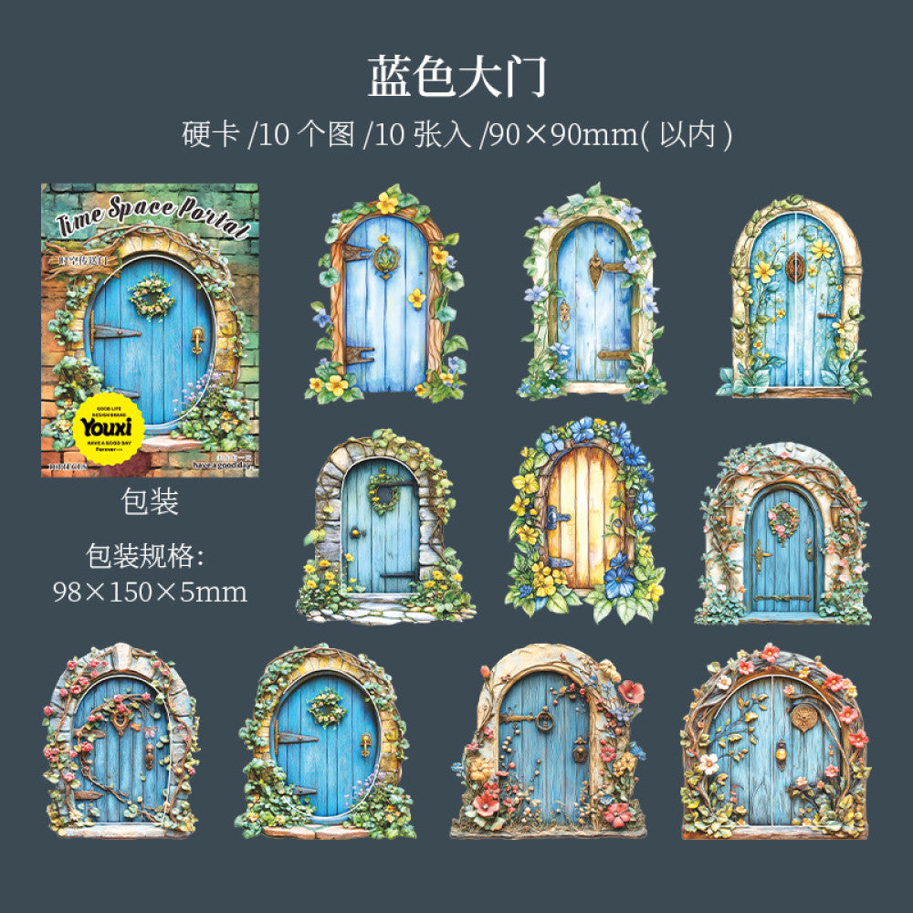 Fairytale Series Hollow Hard Sticker Collage 6 Types 10 Pcs image 5