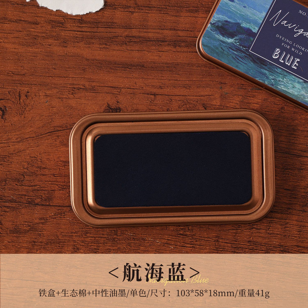 Eco cotton Handbook Inkpad Iron Box 16 Colors