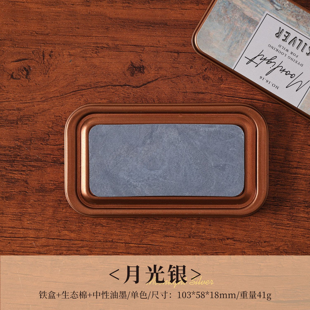 Eco cotton Handbook Inkpad Iron Box 16 Colors image 9