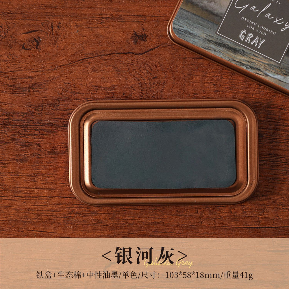 Eco cotton Handbook Inkpad Iron Box 16 Colors