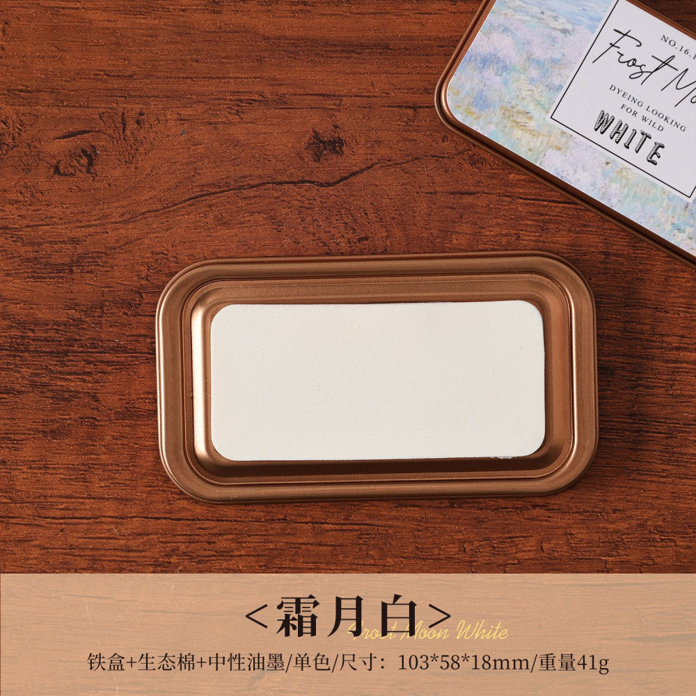 Eco cotton Handbook Inkpad Iron Box 16 Colors image 16