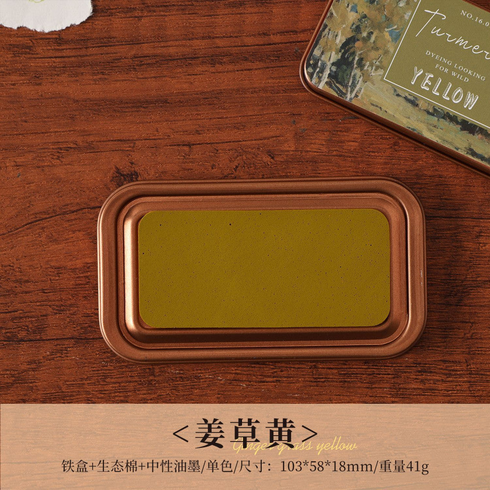 Eco cotton Handbook Inkpad Iron Box 16 Colors image 17