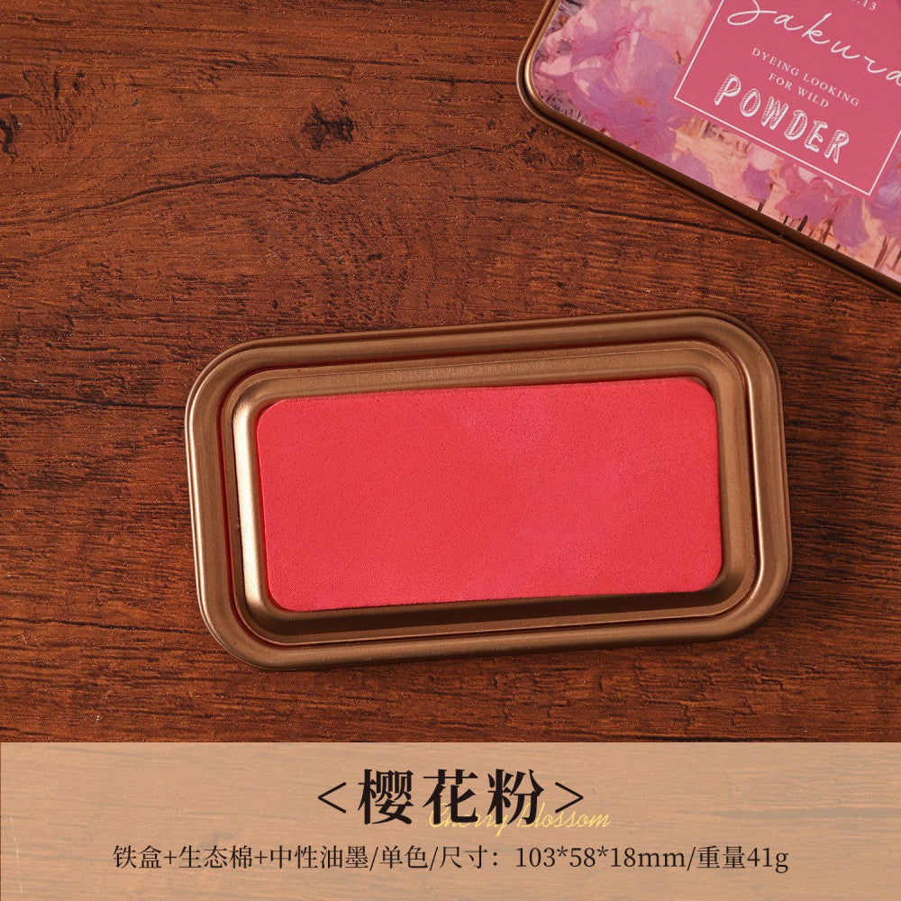 Eco cotton Handbook Inkpad Iron Box 16 Colors image 18