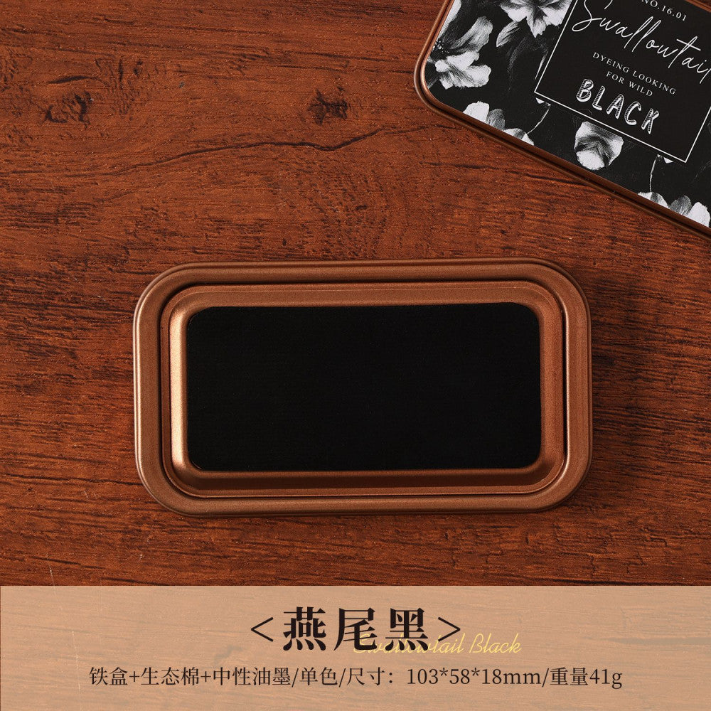 Eco cotton Handbook Inkpad Iron Box 16 Colors