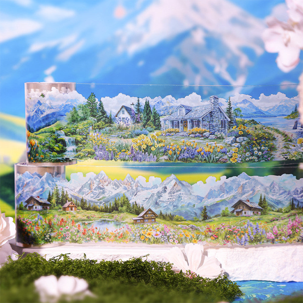 Landscape Town Wild Series PET Tape 6 Types 6 5cm 2m image 1
