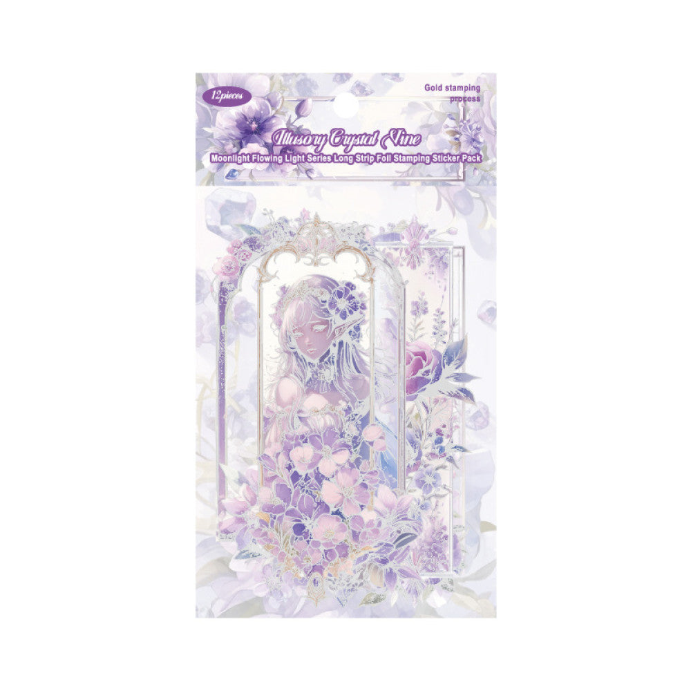 Paper Trace Moon Hidden Flowing Light Series PET Stickers 6 Models image 4