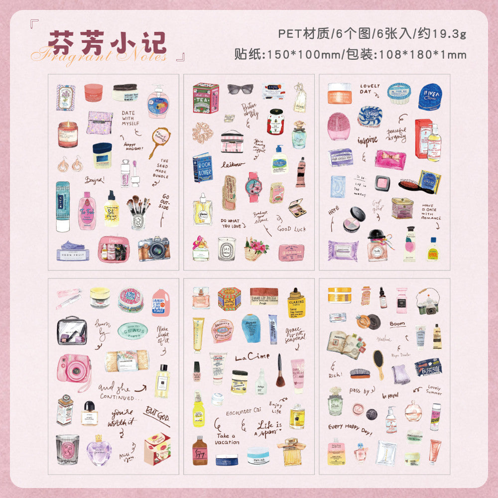 Life small building PET stickers 6 Types 6 Sheets image 10