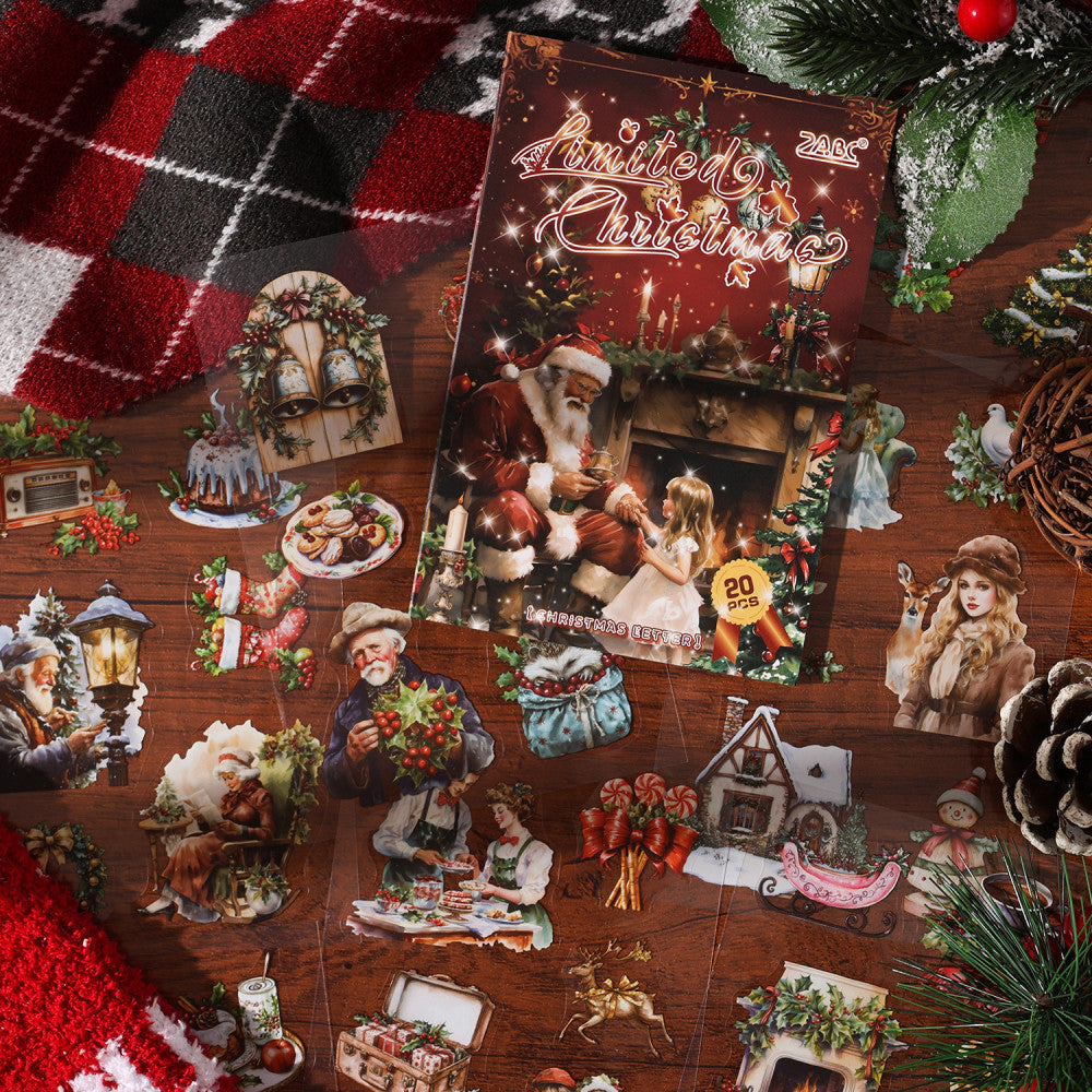 Christmas letter sticker book 2 Types image 1
