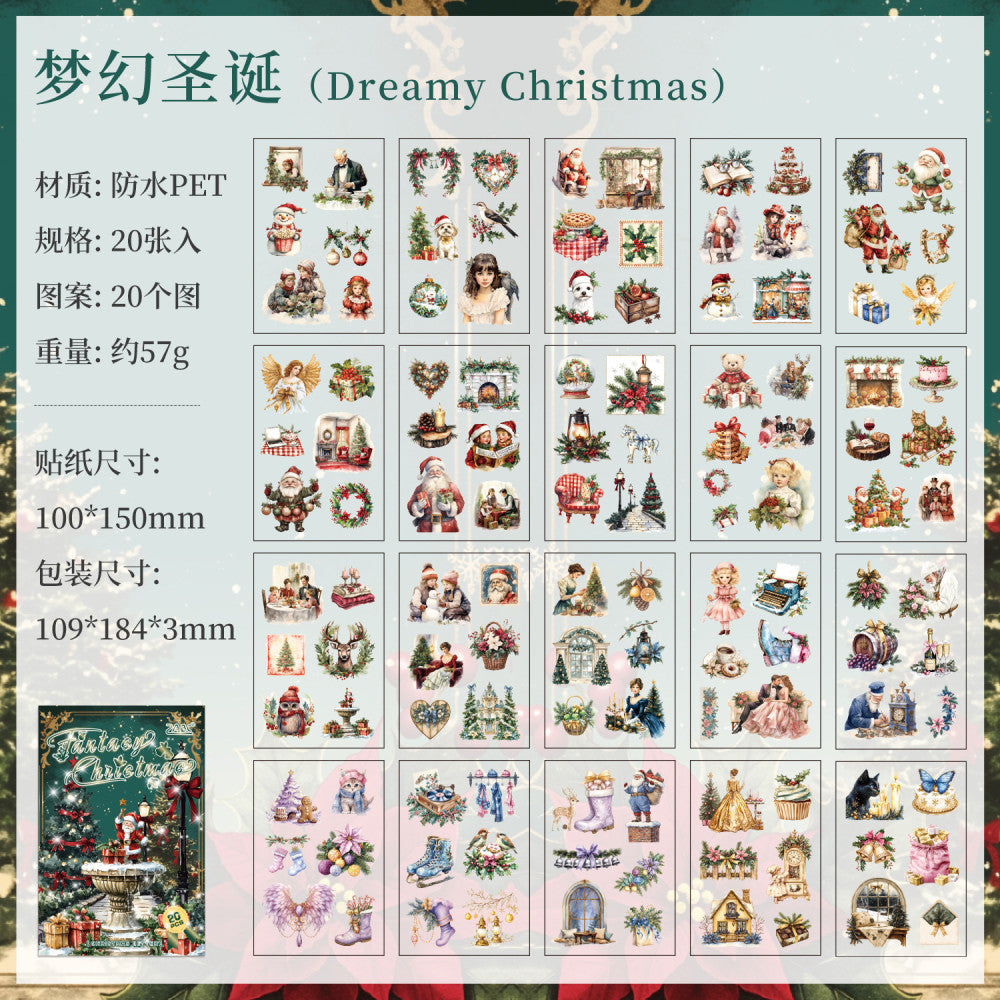 Christmas letter sticker book 2 Types image 5