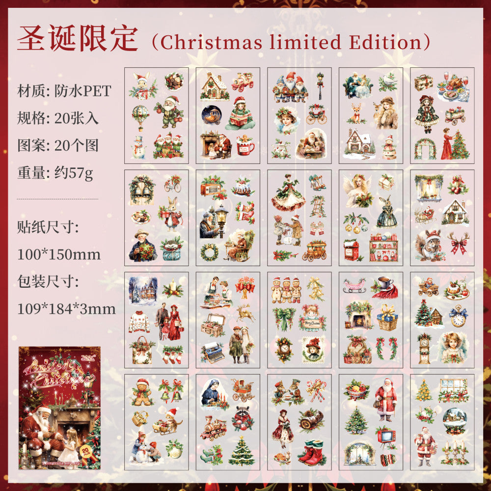 Christmas letter sticker book 2 Types image 6