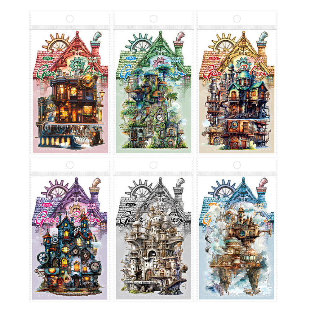 Gear Cabin Series PET Sticker Pack 6 Types image 4