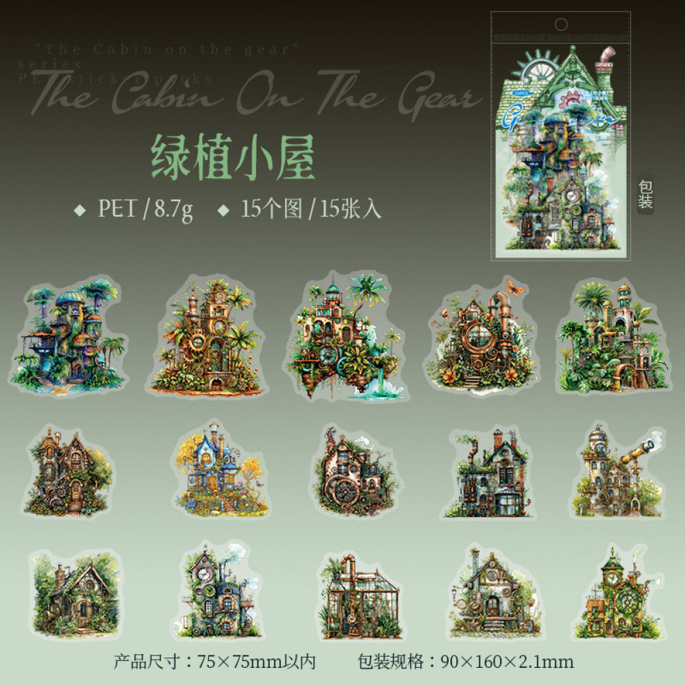 Gear Cabin Series PET Sticker Pack 6 Types image 8