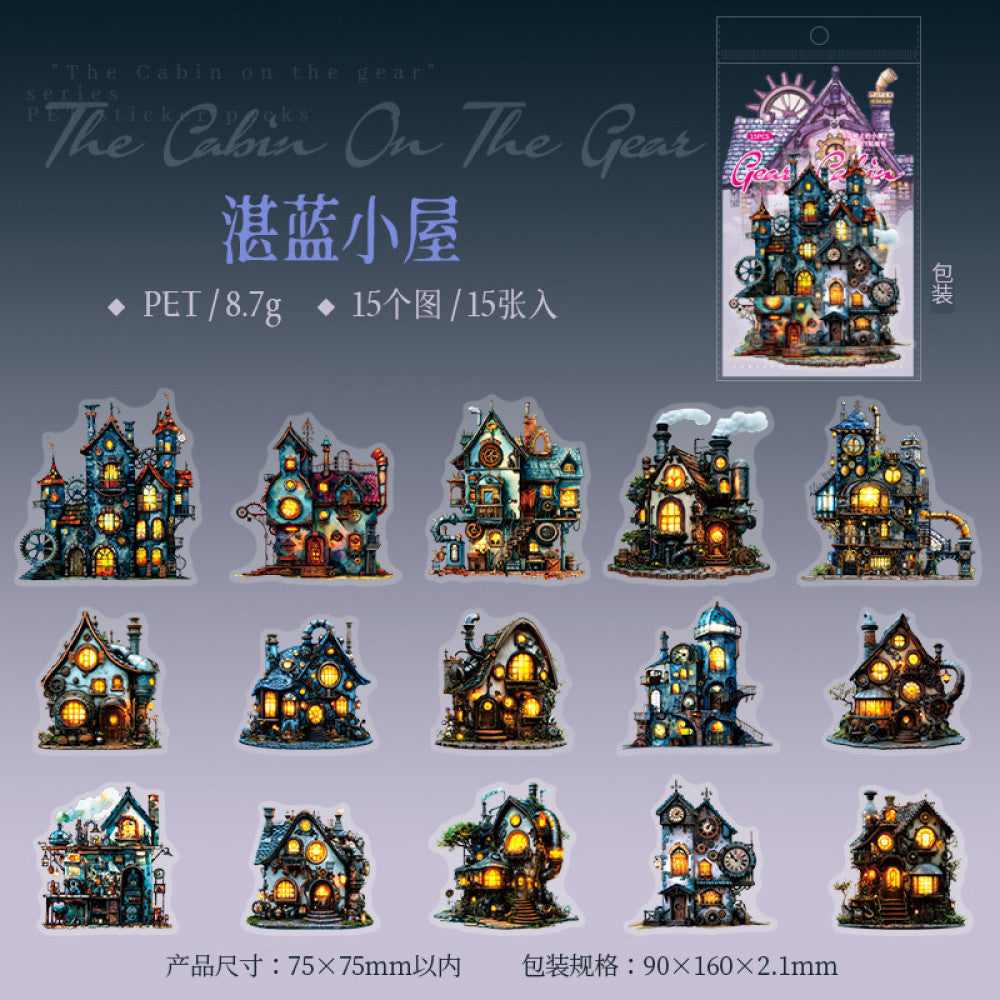 Gear Cabin Series PET Sticker Pack 6 Types image 10