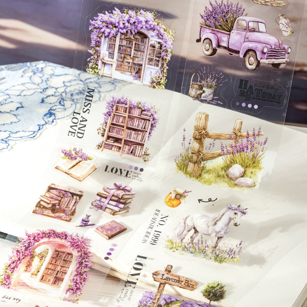 Provence Color Series Romantic Theme Landscaping PET Tape 6 Types 6 5 cm 2 m image 4
