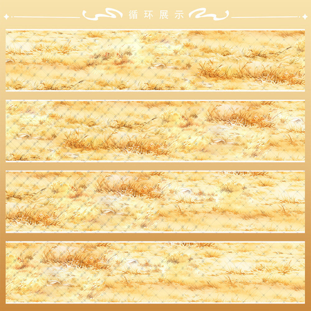 Autumn grassland series background PET tape 5 cm 2 m image 0