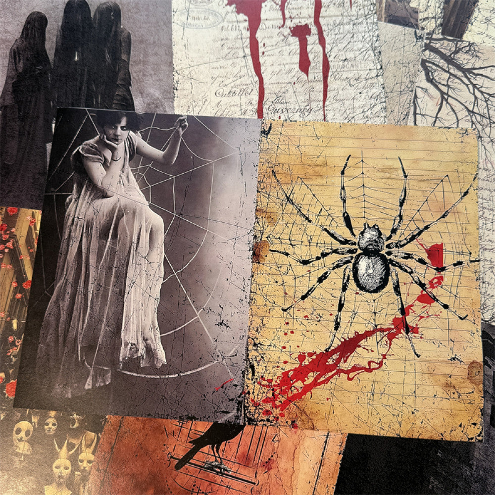 Medieval gothic dark halloween background paper 10 Sheets image 2