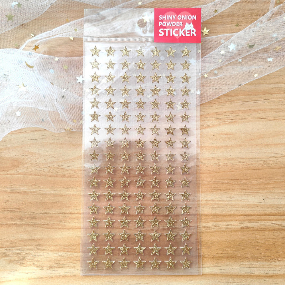 Small five pointed star journal stickers image 5