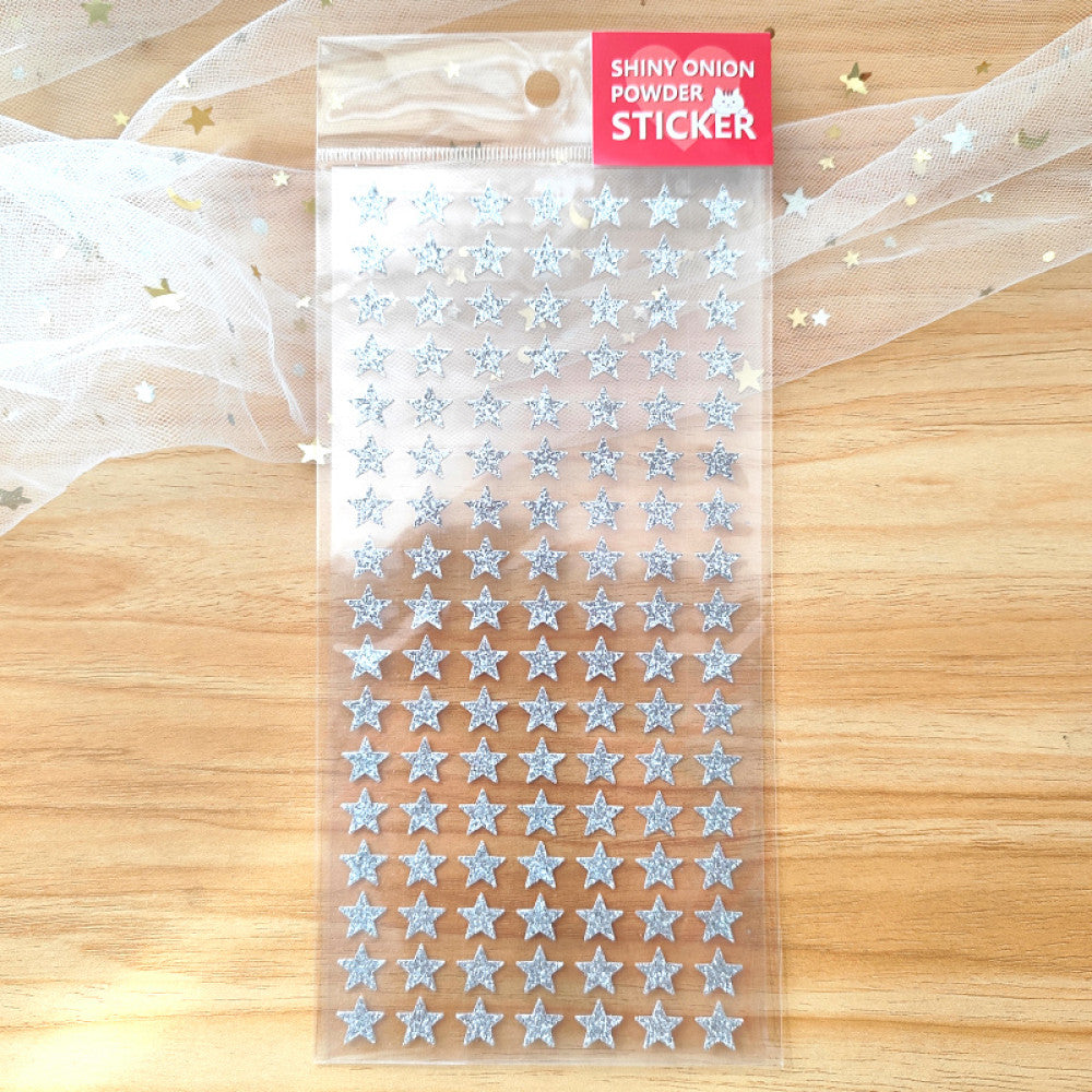 Small five pointed star  journal stickers