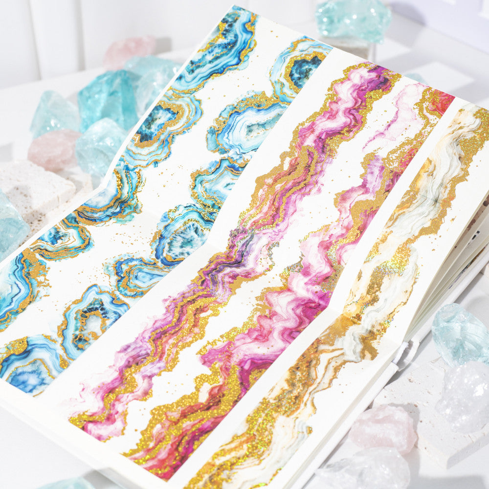 Hot stamping retro edge PET tape 6 5cm 2 m image 0