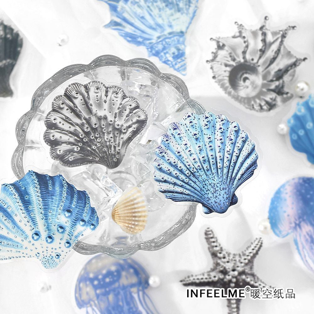 Natural Series PET Sticker Pack 4 Types 15 Pcs image 1