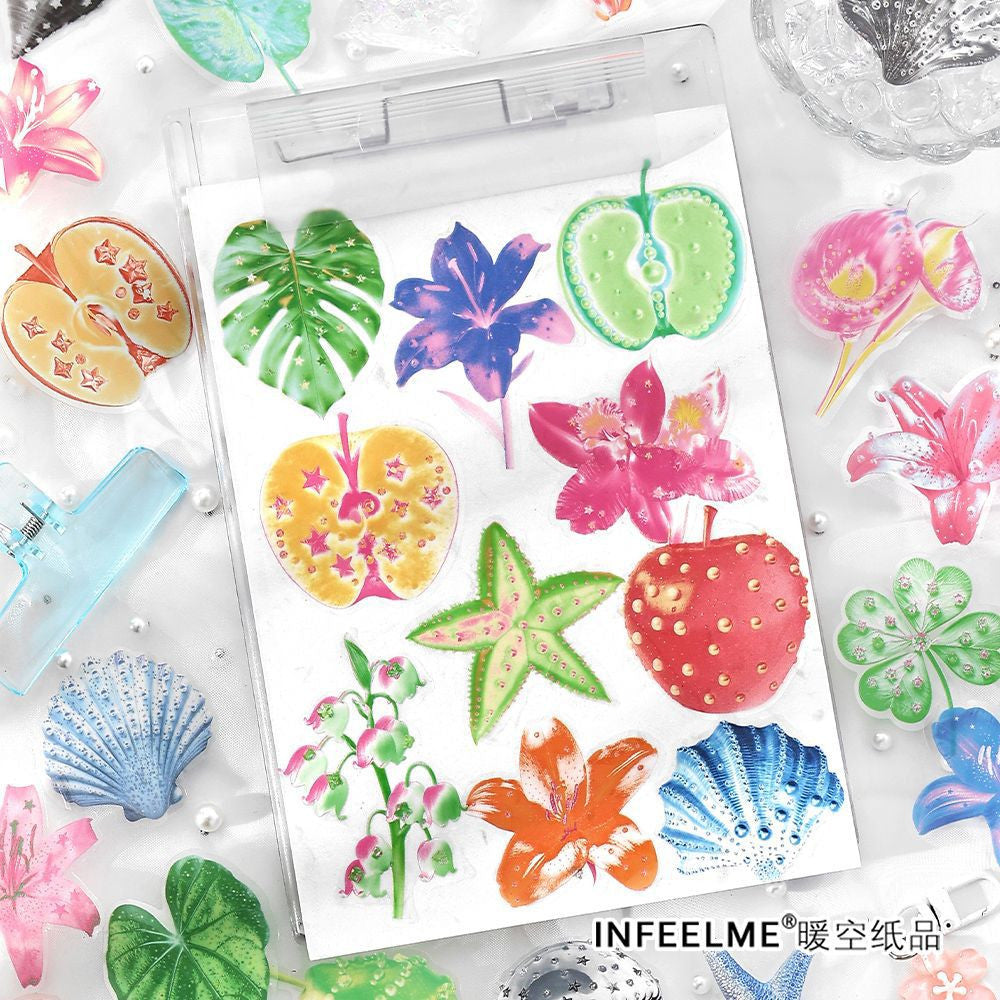 Natural Series PET Sticker Pack 4 Types 15 Pcs image 3
