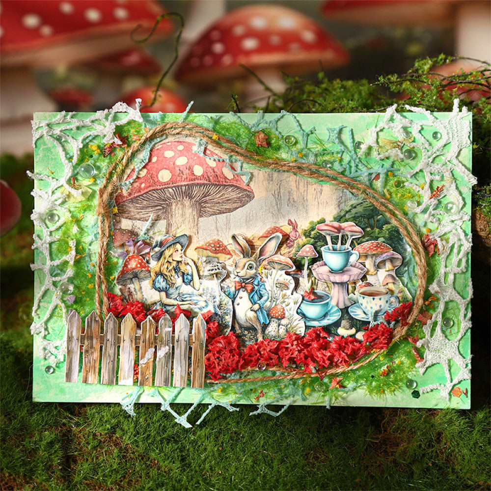 Alice s Tea Room Series Die cut PET Tape 5cm 2m image 3