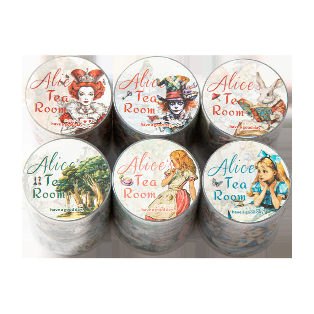 Alice s Tea Room Series Die cut PET Tape 5cm 2m image 4