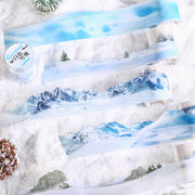 Snow scene landscaping special shaped PET tape 6 Types 4 5cm 2m image 0