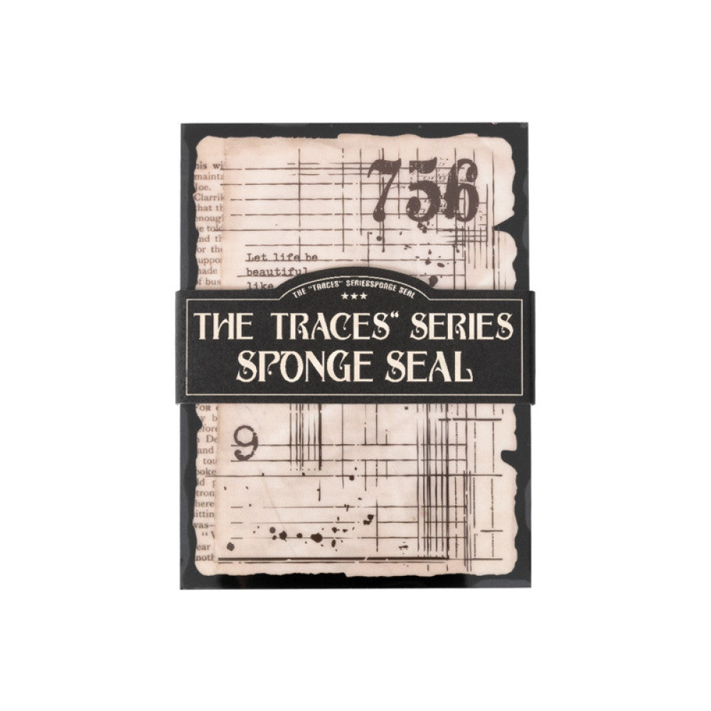 Large Size Rubber Stamp Trace Series Retro 6 Types image 4