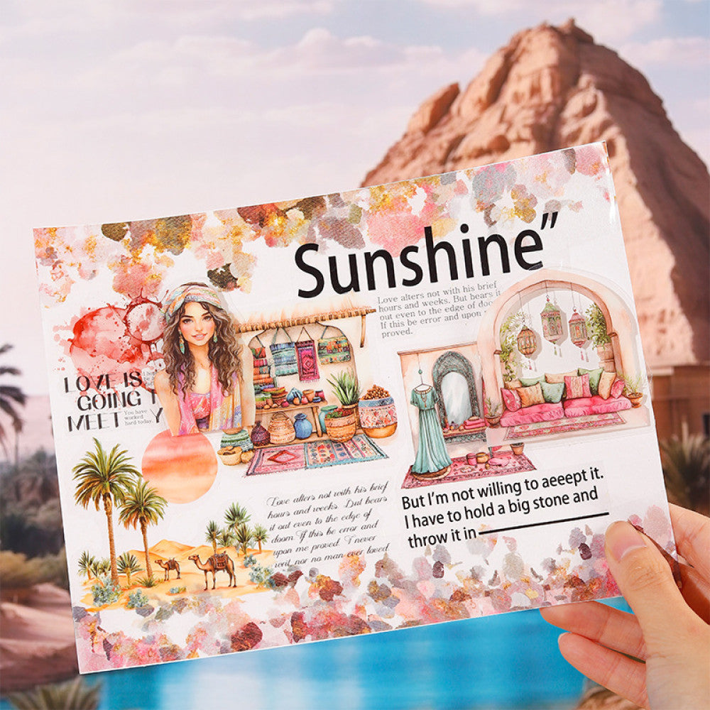 Exotic Journey Series Travel Landscape PET Stickers 6 Types 20 Sheets image 3