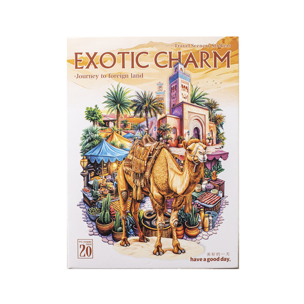Exotic Journey Series Travel Landscape PET Stickers 6 Types 20 Sheets image 4