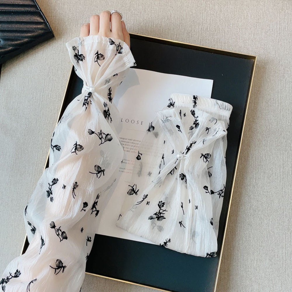 High value pearl buckle sleeves