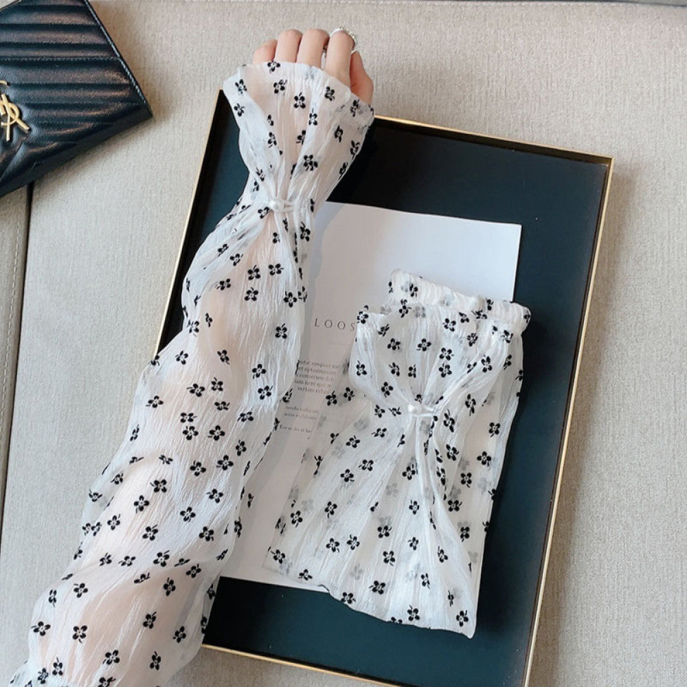 High value pearl buckle sleeves image 10