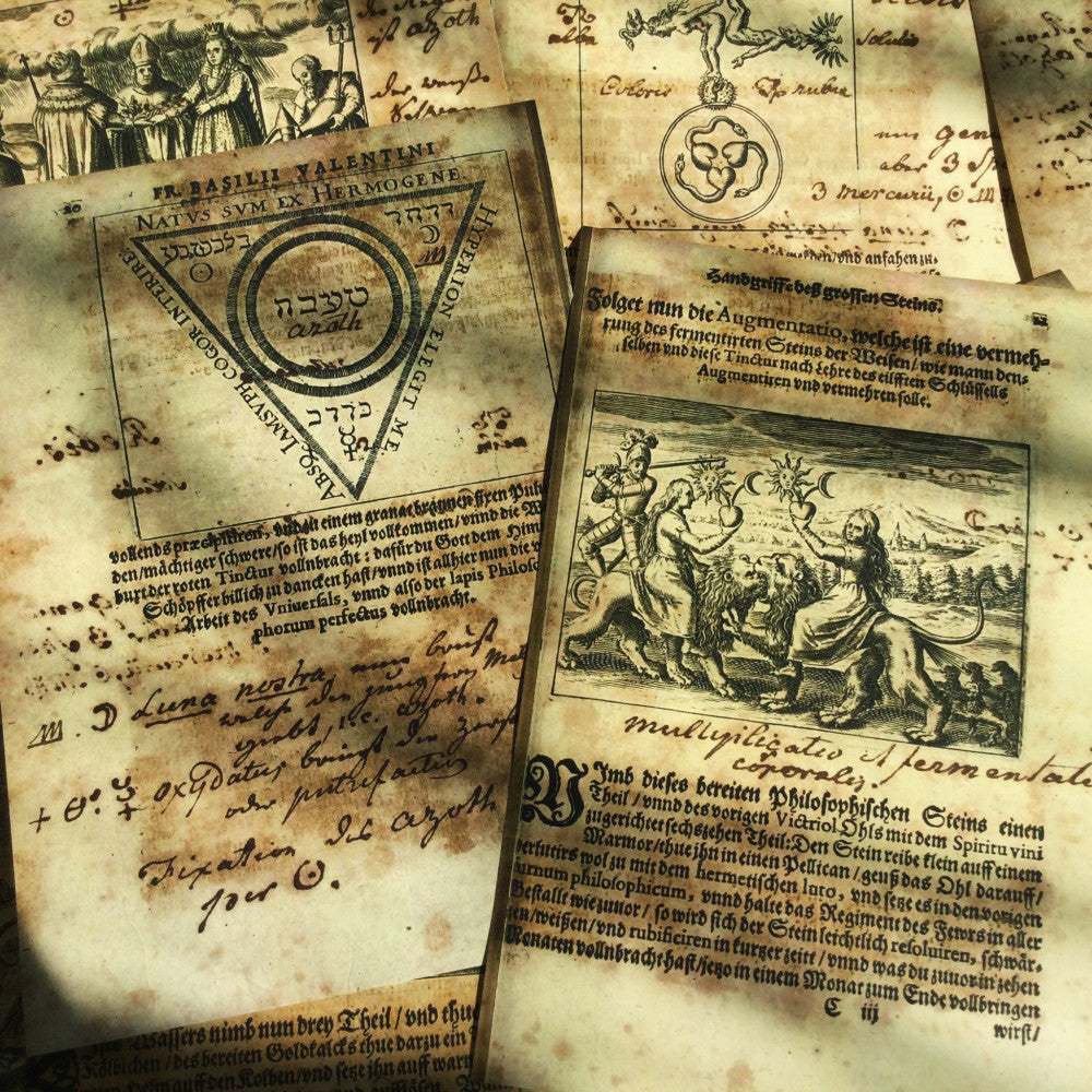 Dark magic and mysticism background paper 14cm x 18cm image 3